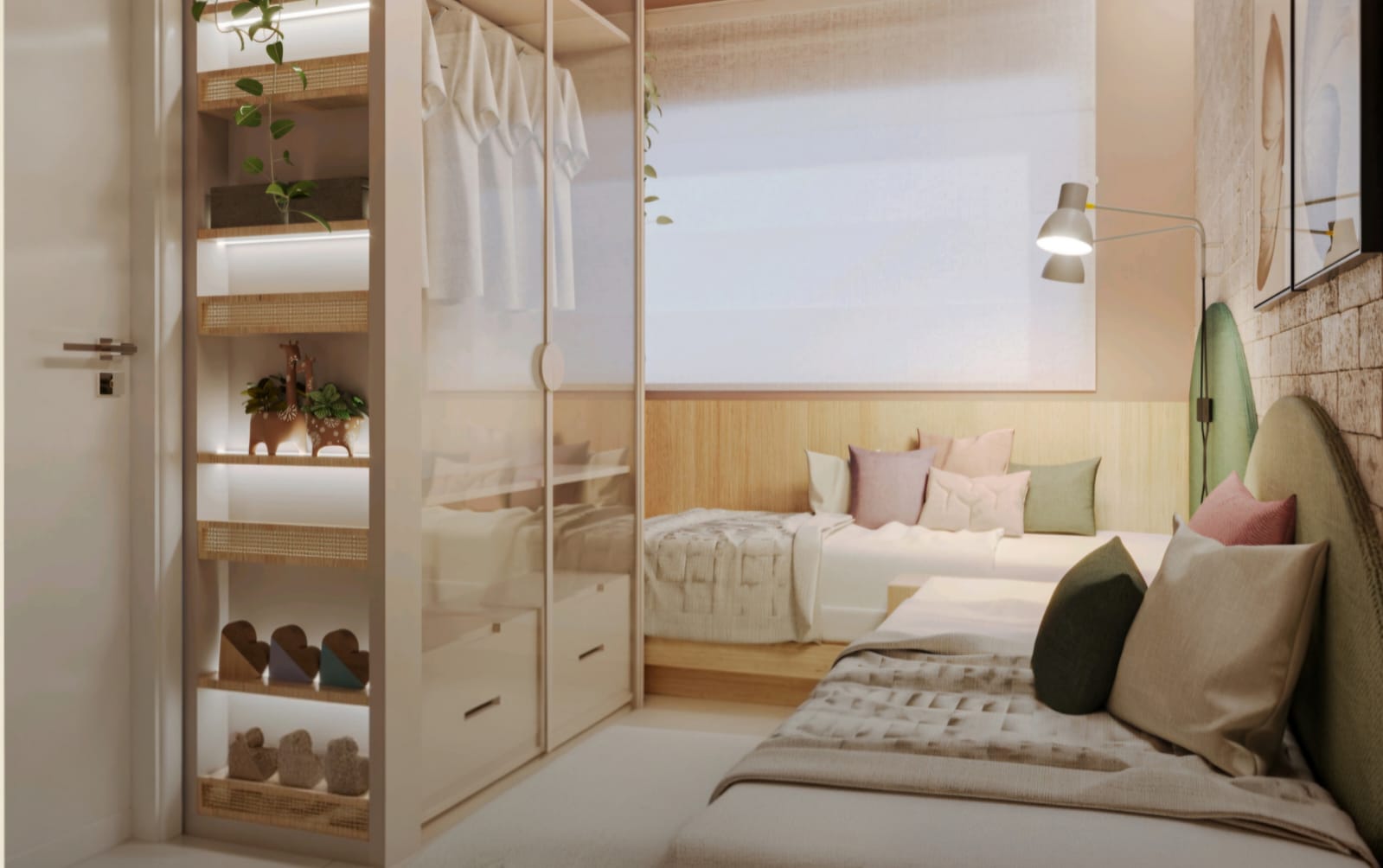 Quarto dos filhos planejado e acolhedor